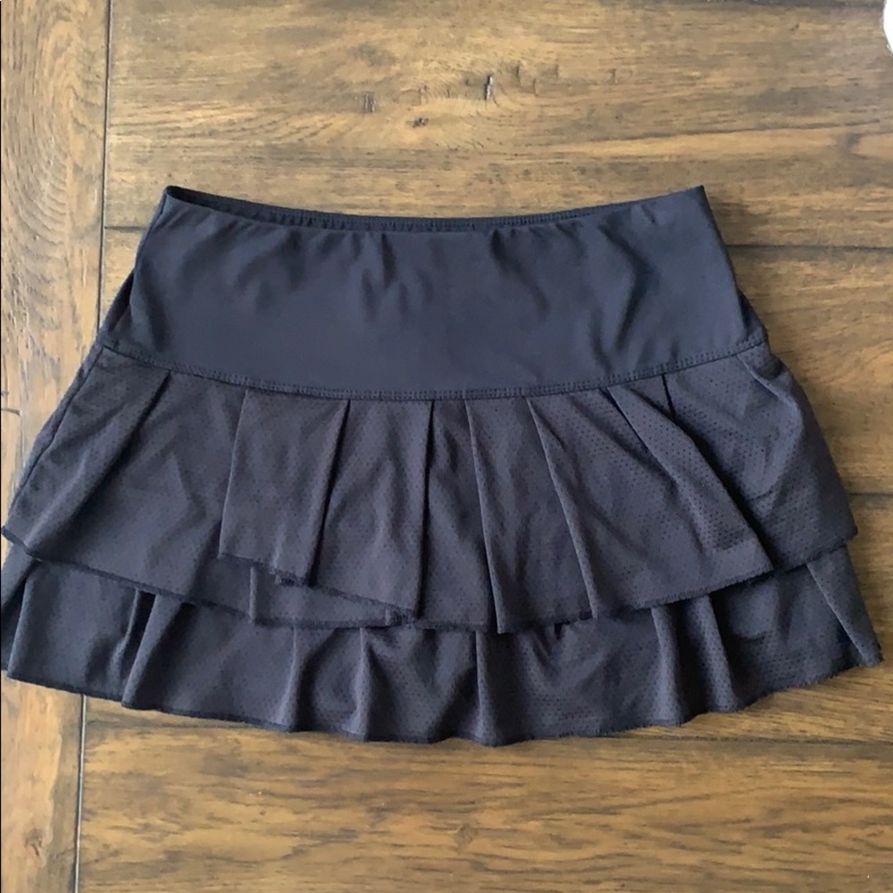 Lucky in Love tennis skirt - NEW - black size S